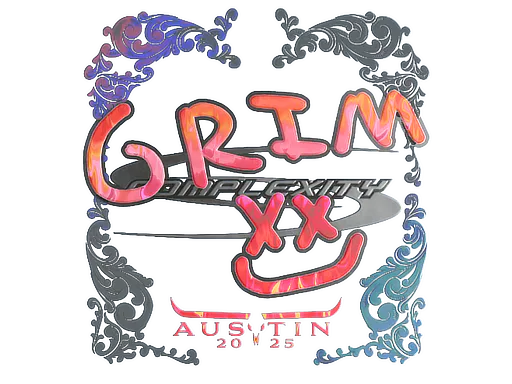Sticker Grim (Holo) | Austin 2025 - Preço e onde comprar no CS2
