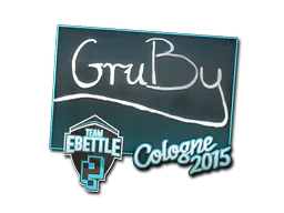 Sticker GruBy | Cologne 2015 - Preço e onde comprar no CS2