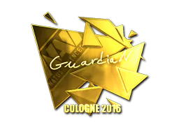 Sticker GuardiaN (Gold) | Cologne 2016 - Preço e onde comprar no CS2