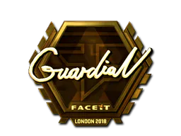 Sticker GuardiaN (Gold) | London 2018 - Preço e onde comprar no CS2
