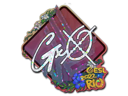 Sticker gxx- (Glitter) | Rio 2022 - Preço e onde comprar no CS2