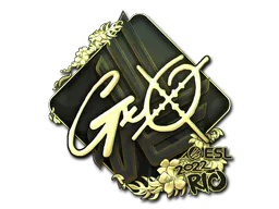 Sticker gxx- (Gold) | Rio 2022 - Preço e onde comprar no CS2