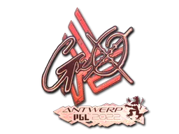 Sticker gxx- (Holo) | Antwerp 2022 - Preço e onde comprar no CS2