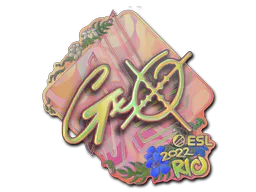 Sticker gxx- (Holo) | Rio 2022 - Preço e onde comprar no CS2