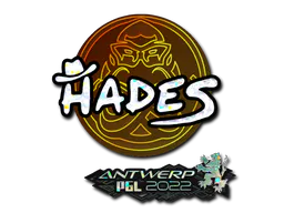 Sticker hades (Glitter) | Antwerp 2022 - Preço e onde comprar no CS2