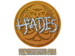 Sticker hades (Glitter) | Copenhagen 2024 - Preço e onde comprar no CS2