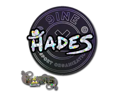Sticker hades (Glitter) | Paris 2023 - Preço e onde comprar no CS2