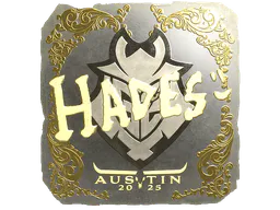 Sticker hades (Gold) | Austin 2025 - Preço e onde comprar no CS2