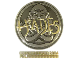 Sticker hades (Gold) | Copenhagen 2024 - Preço e onde comprar no CS2