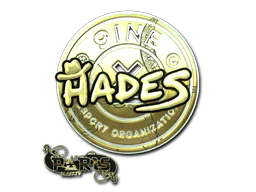 Sticker hades (Gold) | Paris 2023 - Preço e onde comprar no CS2