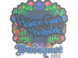Sticker hallzerk (Embroidered) | Budapest 2025 - Preço e onde comprar no CS2
