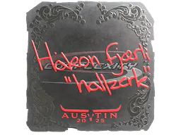 Sticker hallzerk (Foil) | Austin 2025 - Preço e onde comprar no CS2