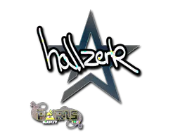 Sticker hallzerk (Glitter) | Paris 2023 - Preço e onde comprar no CS2