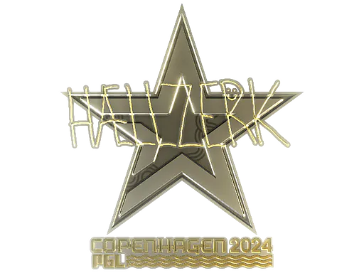 Sticker hallzerk (Gold) | Copenhagen 2024 - Preço e onde comprar no CS2