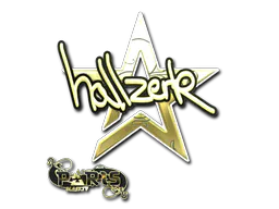 Sticker hallzerk (Gold) | Paris 2023 - Preço e onde comprar no CS2