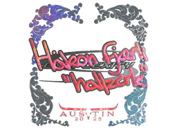 Sticker hallzerk (Holo) | Austin 2025 - Preço e onde comprar no CS2