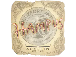 Sticker hampus | Austin 2025 - Preço e onde comprar no CS2