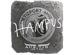 Sticker hampus (Foil) | Austin 2025 - Preço e onde comprar no CS2
