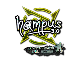 Sticker hampus (Glitter) | Antwerp 2022 - Preço e onde comprar no CS2