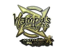 Sticker hampus (Gold) | Antwerp 2022 - Preço e onde comprar no CS2