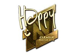 Sticker Happy (Gold) | Boston 2018 - Preço e onde comprar no CS2