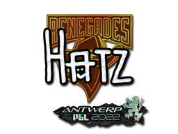 Sticker hatz (Glitter) | Antwerp 2022 - Preço e onde comprar no CS2