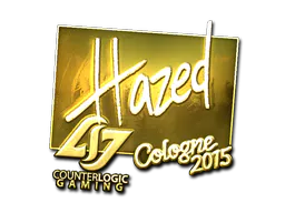Sticker hazed (Gold) | Cologne 2015 - Preço e onde comprar no CS2