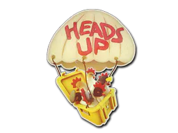 Sticker Heads Up - Preço e onde comprar no CS2