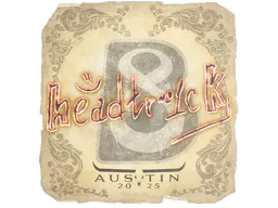 Sticker headtr1ck | Austin 2025 - Preço e onde comprar no CS2