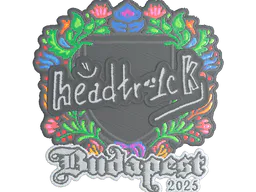 Sticker headtr1ck (Embroidered) | Budapest 2025 - Preço e onde comprar no CS2