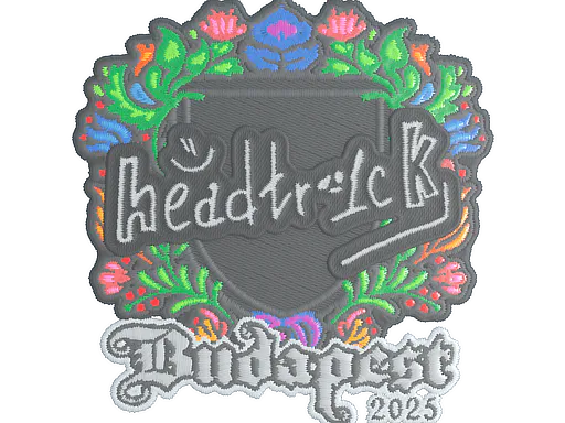 Sticker headtr1ck (Embroidered) | Budapest 2025 - Preço e onde comprar no CS2