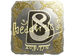 Sticker headtr1ck (Gold) | Austin 2025 - Preço e onde comprar no CS2