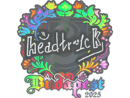 Sticker headtr1ck (Holo) | Budapest 2025 - Preço e onde comprar no CS2