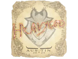 Sticker Heavygod | Austin 2025 - Preço e onde comprar no CS2