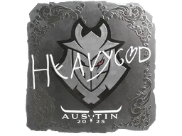 Sticker Heavygod (Foil) | Austin 2025 - Preço e onde comprar no CS2