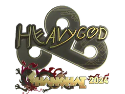 Sticker Heavygod (Gold) | Shanghai 2024 - Preço e onde comprar no CS2