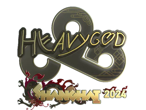 Sticker Heavygod (Gold) | Shanghai 2024 - Preço e onde comprar no CS2