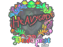 Sticker Heavygod (Holo) | Budapest 2025 - Preço e onde comprar no CS2