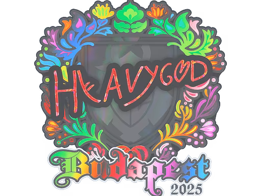 Sticker Heavygod (Holo) | Budapest 2025 - Preço e onde comprar no CS2