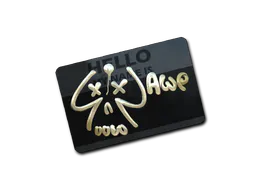 Sticker Hello AWP (Gold) - Preço e onde comprar no CS2