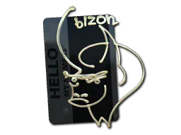 Sticker Hello PP-Bizon (Gold) - Preço e onde comprar no CS2