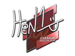 Sticker HEN1 | Boston 2018 - Preço e onde comprar no CS2