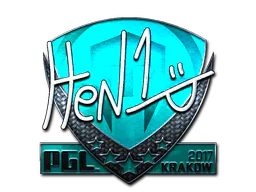 Sticker HEN1 (Foil) | Krakow 2017 - Preço e onde comprar no CS2
