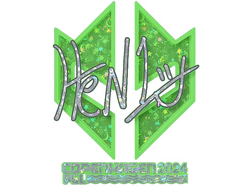 Sticker HEN1 (Glitter) | Copenhagen 2024 - Preço e onde comprar no CS2