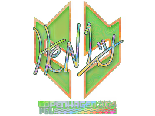 Sticker HEN1 (Holo) | Copenhagen 2024 - Preço e onde comprar no CS2