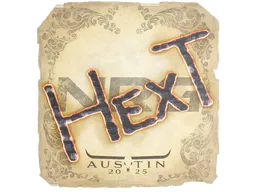 Sticker HexT | Austin 2025 - Preço e onde comprar no CS2