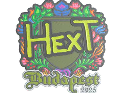 Sticker HexT (Embroidered) | Budapest 2025 - Preço e onde comprar no CS2