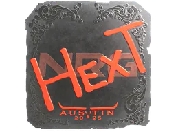 Sticker HexT (Foil) | Austin 2025 - Preço e onde comprar no CS2