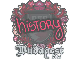 Sticker History | Budapest 2025 - Preço e onde comprar no CS2