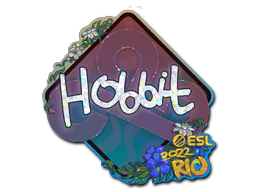 Sticker Hobbit (Glitter) | Rio 2022 - Preço e onde comprar no CS2